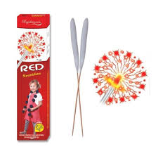 15 CM RED SPARKLERS